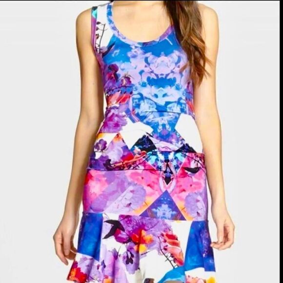 Nicole Miller Dresses & Skirts - Artelier Nicole Miller Jersey Watercolor Dress Size P